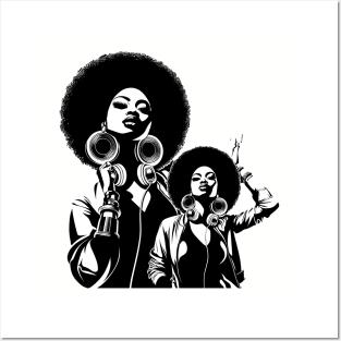 Afrocentric Women Music Posters and Art